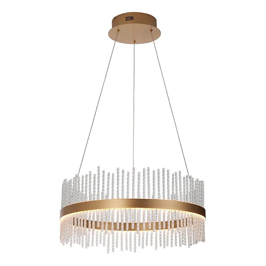 Endon 107671 - LED Reguliuojamas pakabinamas sietynas ADRIEL LED/41W/230V 3000K diametras 51 cm auksas/permatoma