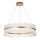 Endon 107672 - dimeriuojama LED liustra ant laido ADRIEL LED/83W/230V 3000K skersmuo 89 cm auksinė/skaidri