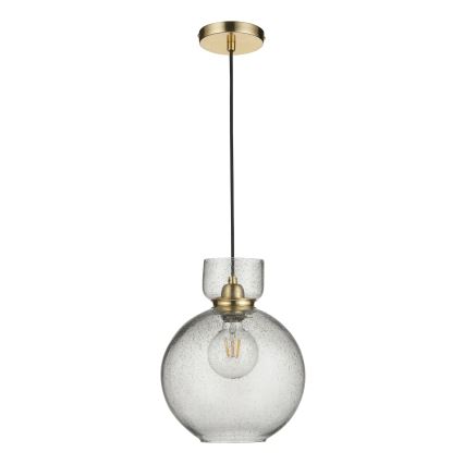 Endon 107948 - Pakabinamas šviestuvas ant laido 1xE27/10W/230V auksinė/dūminė pilka