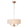 Endon 110723 - Sietynas, kabinamas ant grandinės HIGHCLERE 3xE14/40W/230V smėlio spalva/žalvaris diametras 45 cm