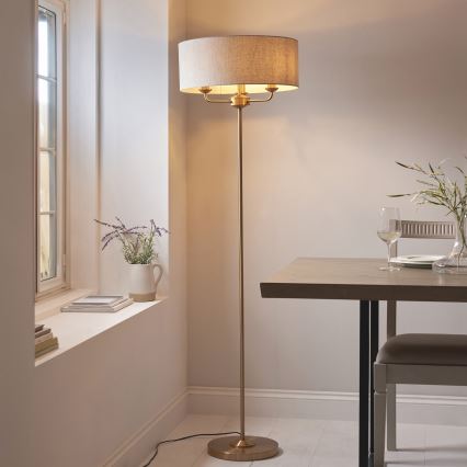 Endon 110724 - Toršeras HIGHCLERE 1xE14/40W/230V smėlio spalva/žalvaris