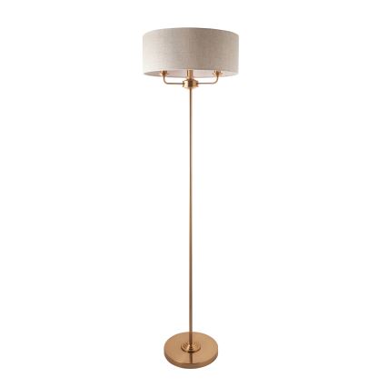 Endon 110724 - Toršeras HIGHCLERE 1xE14/40W/230V smėlio spalva/žalvaris