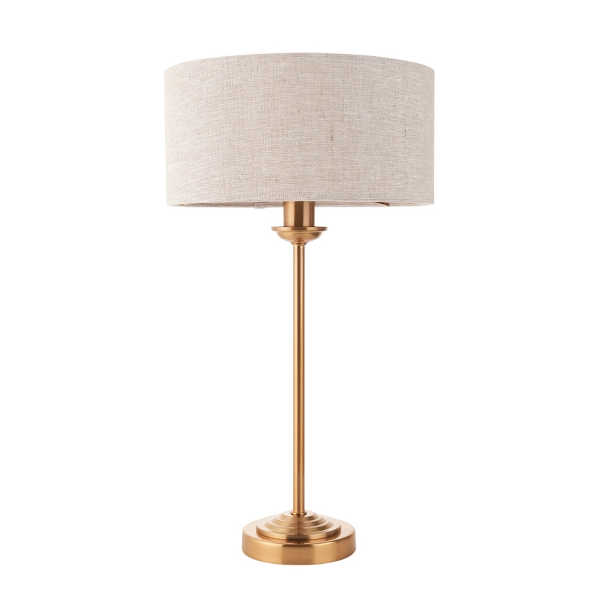 Endon 110728 - Stalinis šviestuvas HIGHCLERE 1xE14/7W/230V smėlio spalvos/žalvario, skersmuo 25 cm