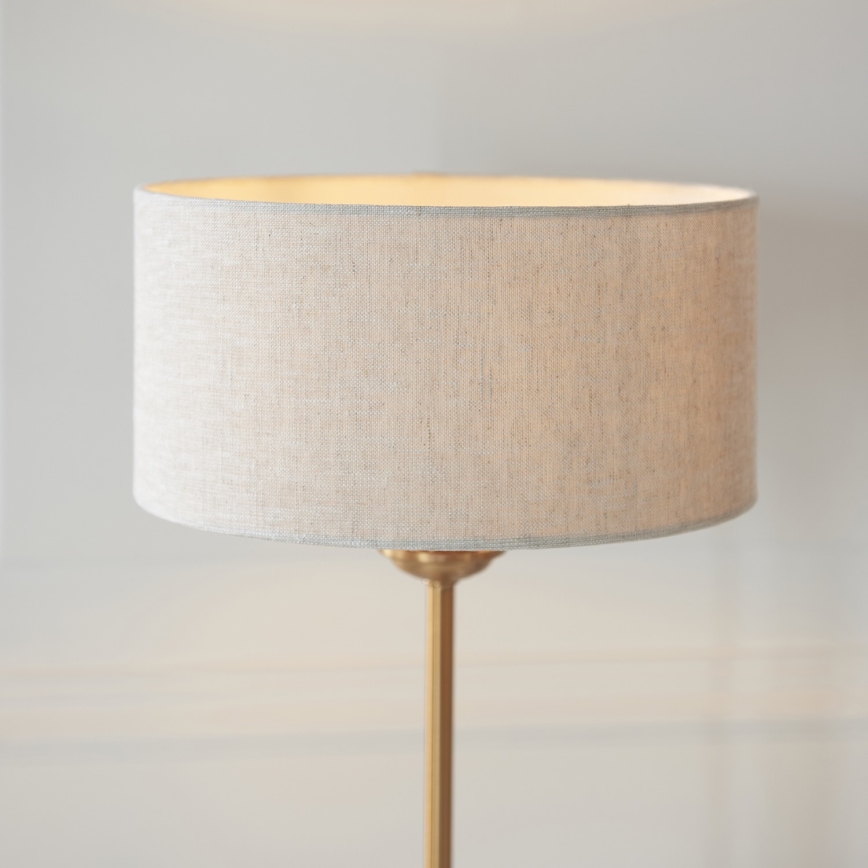 Endon 110728 - Stalinis šviestuvas HIGHCLERE 1xE14/7W/230V smėlio spalvos/žalvario, skersmuo 25 cm