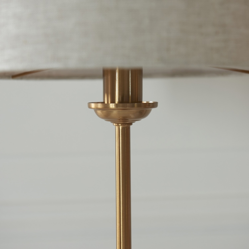 Endon 110728 - Stalinis šviestuvas HIGHCLERE 1xE14/7W/230V smėlio spalvos/žalvario, skersmuo 25 cm