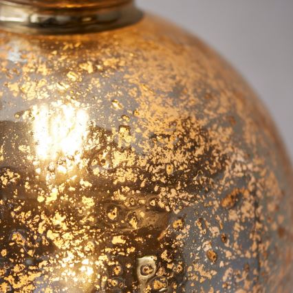 Endon 111336 - pakabinamas šviestuvas ant laido 1xE27/10W/230V auksinė/dūminė juoda