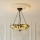 Endon 111869 - Pakabinamas šviestuvas ant grandinės Tiffany ASHTON, 3 x E27 / 10 W / 230 V, Ø 45 cm