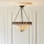 Endon 111871 - Pakabinama liustra ant grandinės Tiffany FARGO 3xE27/10W/230V skersm. 50 cm