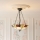 Endon 111879 - Liustra ant grandinės Tiffany INGRAM 3xE27/10W/230V Ø 45 cm