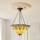 Endon 111881 - Pakabinama liustra ant grandinės Tiffany JAMELIA 3xE27/10W/230V, skersmuo 50 cm
