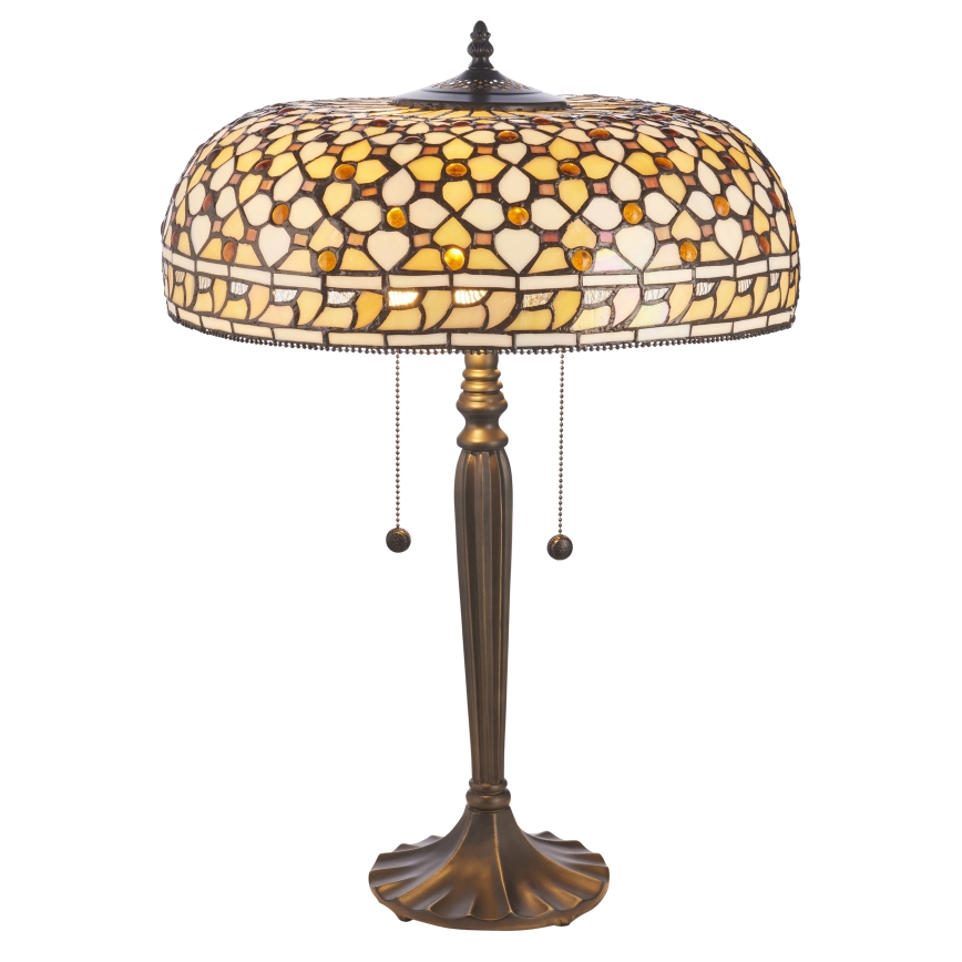 Endon 112178 - stalinis šviestuvas Tiffany MILLE FEUX 2xE14/40W/230V skersmuo 45 cm