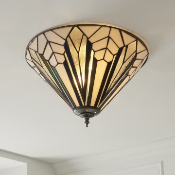 Endon 112191 - Lubinis šviestuvas Tiffany ASTORIA 2xE27/60W/230V, skersmuo 40 cm