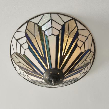 Endon 112191 - Lubinis šviestuvas Tiffany ASTORIA 2xE27/60W/230V, skersmuo 40 cm