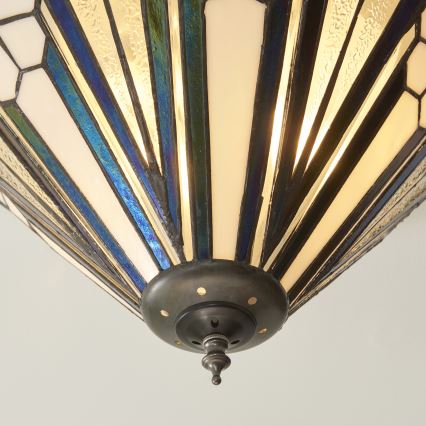 Endon 112191 - Lubinis šviestuvas Tiffany ASTORIA 2xE27/60W/230V, skersmuo 40 cm