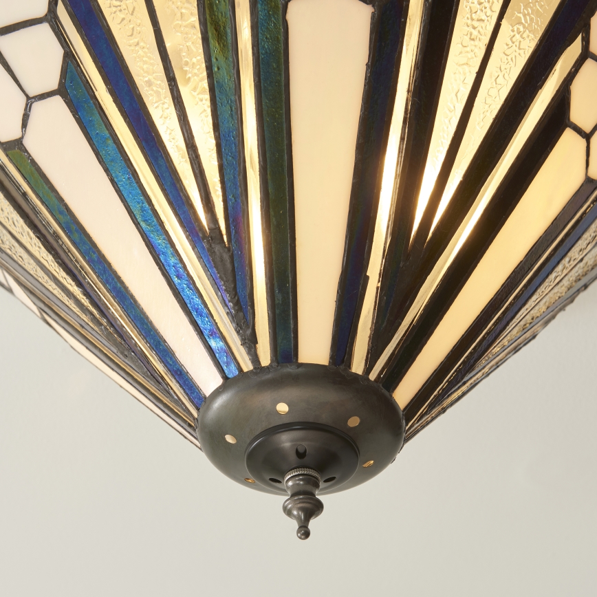 Endon 112191 - Lubinis šviestuvas Tiffany ASTORIA 2xE27/60W/230V, skersmuo 40 cm