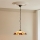 Endon 112197 - Liustra ant grandinės Tiffany INGRAM 1xE27/60W/230V, skersmuo 45 cm