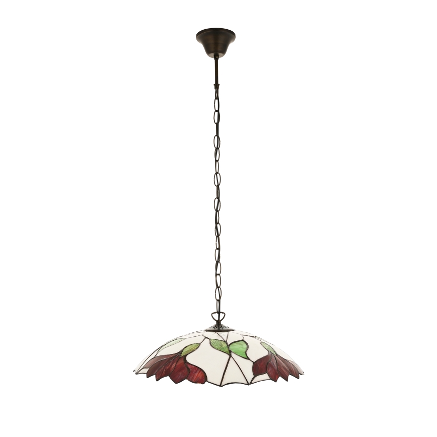 Endon 112246 - Pakabinamas šviestuvas ant grandinės Tiffany BOTANICA 1xE27/60W/230V Ø 45 cm