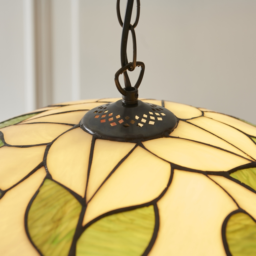 Endon 112246 - Pakabinamas šviestuvas ant grandinės Tiffany BOTANICA 1xE27/60W/230V Ø 45 cm