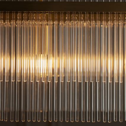 Endon 112573 - Sietynas, kabinamas ant grandinės MARIETTA 4xE14/6W/230V žalvaris/permatoma