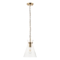 Endon 112859 - Pakabinama liustra HARLOW su grandine 1xE27/10W/230V, žalvario spalvos