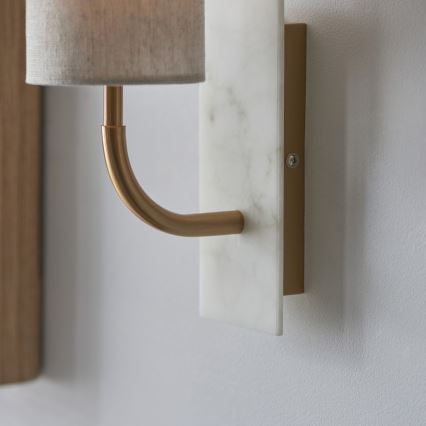 Endon 114203 - Sieninis šviestuvas 1xE14/7W/230V smėlinė/auksinė