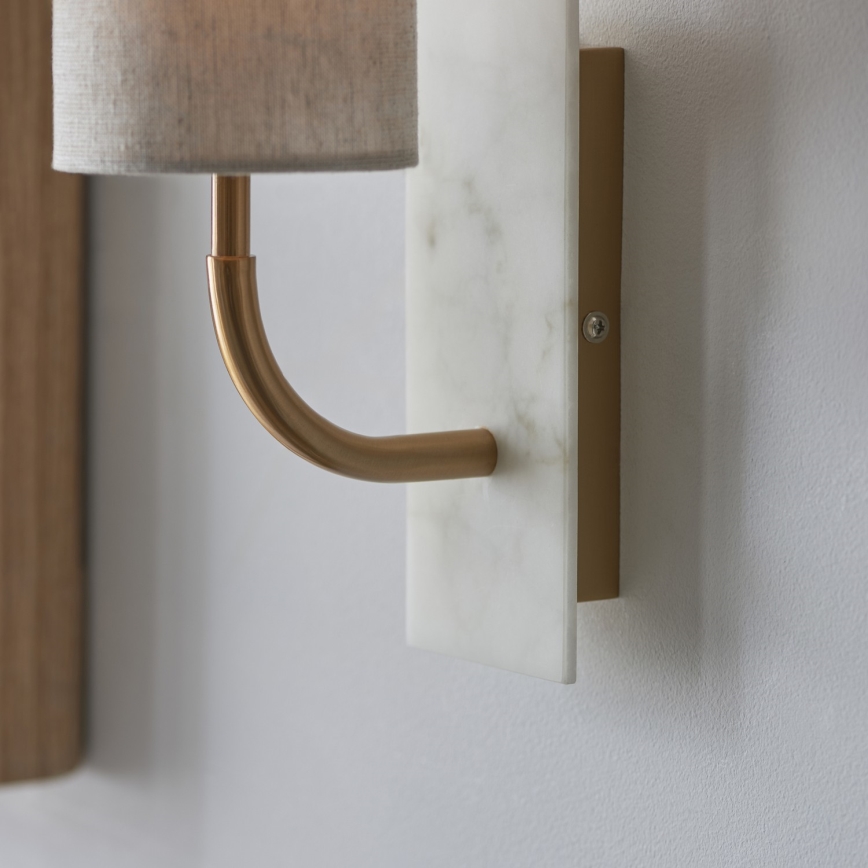 Endon 114203 - Sieninis šviestuvas 1xE14/7W/230V smėlinė/auksinė