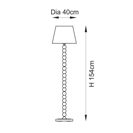 Endon 114632 - Toršeras HIGGLEDY 1xE27/10W/230V smėlio spalva