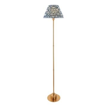 Endon 114778 - LED Pritemdoma įkraunamas toršeras BURLEY LED/1,5W/5V 3600 mAh žalvaris/mėlyna