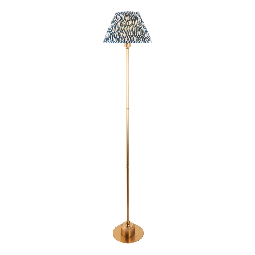 Endon 114778 - LED Pritemdoma įkraunamas toršeras BURLEY LED/1,5W/5V 3600 mAh žalvaris/mėlyna