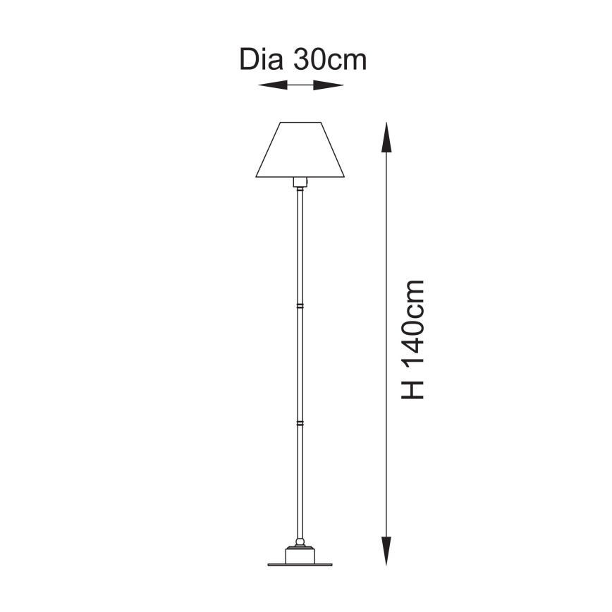 Endon 114778 - LED Pritemdoma įkraunamas toršeras BURLEY LED/1,5W/5V žalvaris/mėlyna