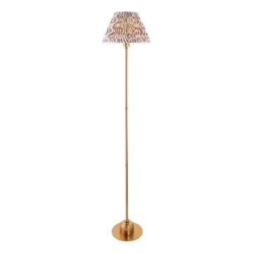 Endon 114785 - LED Pritemdoma įkraunamas toršeras BURLEY LED/1,5W/5V žalvaris/pilka