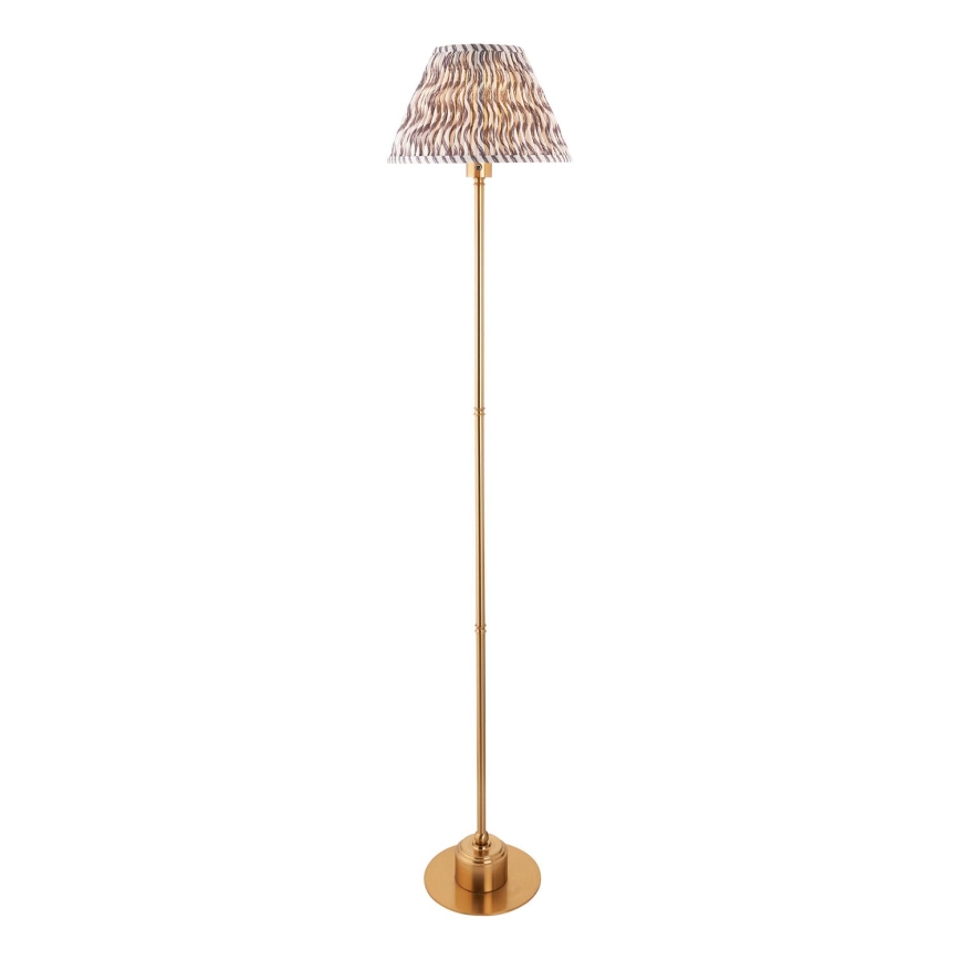 Endon 114785 - LED Pritemdoma įkraunamas toršeras BURLEY LED/1,5W/5V žalvaris/pilka