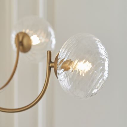 Endon 119210 - Šviestuvas ant strypo HAGUE 5xG9/5W/230V žalvarinis