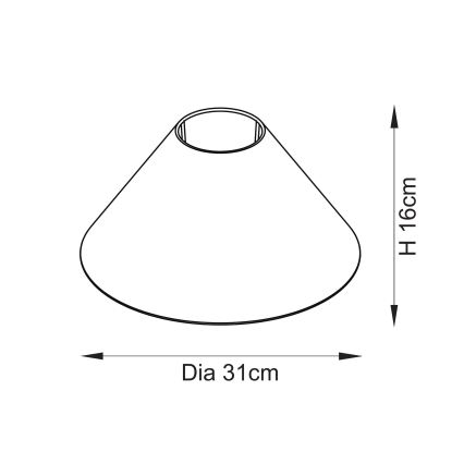 Endon 119972 - Stalinis šviestuvas AVEBURY 1xE27/10W/230V žalvaris/pilka