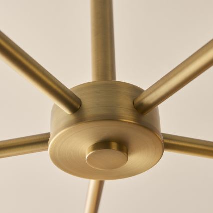 Endon 120037 - Pakabinamas šviestuvas ant strypo CERCHIO 5xG9/5W/230V žalvaris