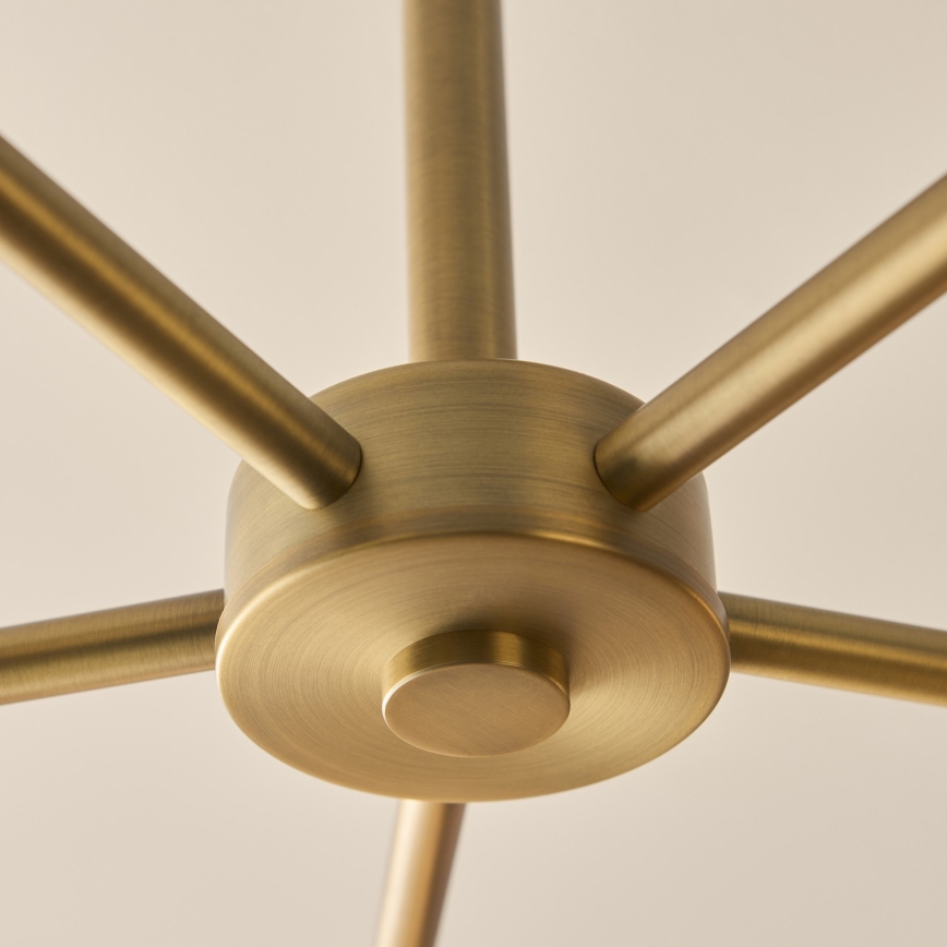 Endon 120037 - Pakabinamas šviestuvas ant strypo CERCHIO 5xG9/5W/230V žalvaris