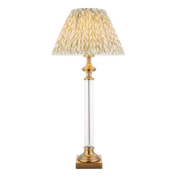 Endon 122515 - Stalinis šviestuvas AVEBURY 1xE27/10W/230V žalvarinis/žalias