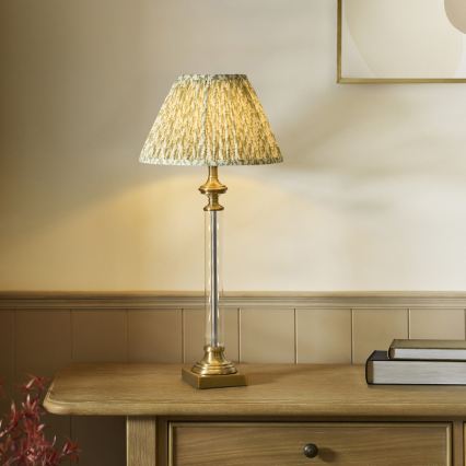 Endon 122515 - Stalinis šviestuvas AVEBURY 1xE27/10W/230V žalvarinis/žalias