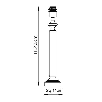 Endon 122515 - Stalinis šviestuvas AVEBURY 1xE27/10W/230V žalvarinis/žalias