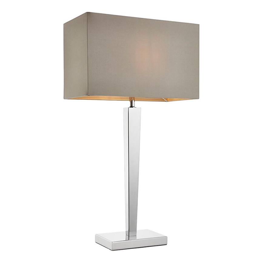 Endon 56707 - Stalinis šviestuvas MORETO 1xE27/60W/230V blizgus chromas/pilka