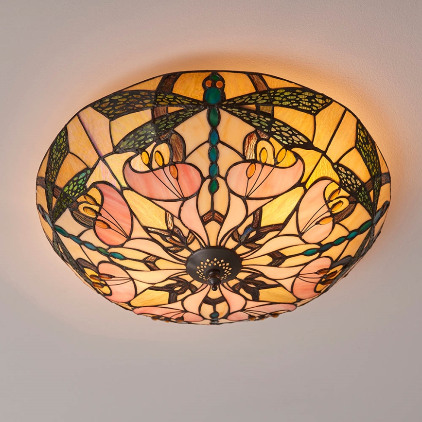 Endon 63922 - Lubinis šviestuvas ASHTON 2xE27/60W/230V diametras 45 cm