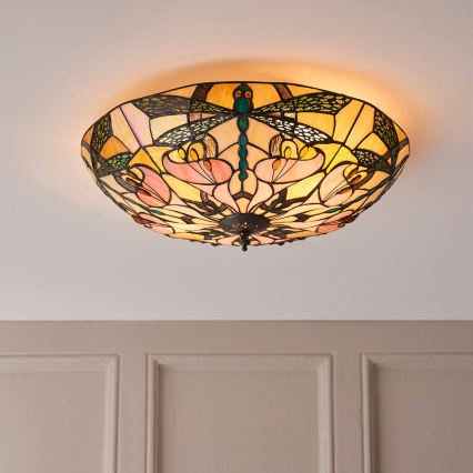 Endon 63922 - Lubinis šviestuvas ASHTON 2xE27/60W/230V diametras 45 cm
