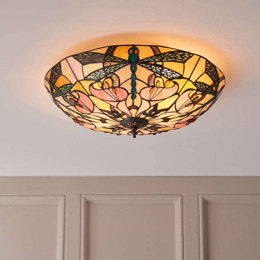 Endon 63922 - Lubinis šviestuvas ASHTON 2xE27/60W/230V diametras 45 cm
