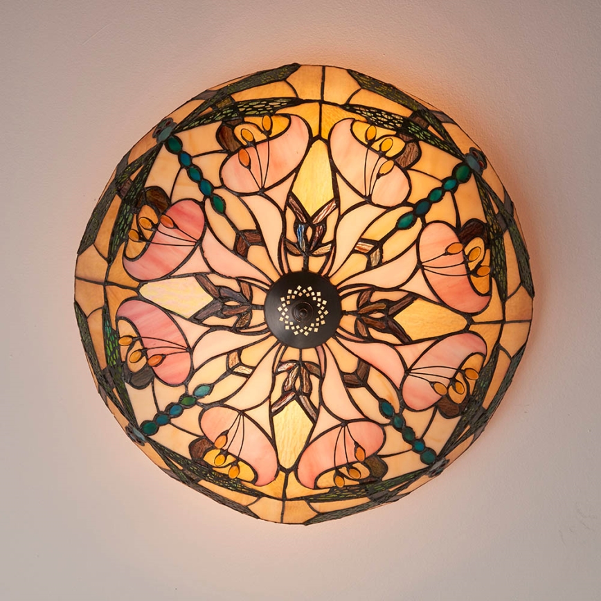 Endon 63922 - Lubinis šviestuvas ASHTON 2xE27/60W/230V diametras 45 cm