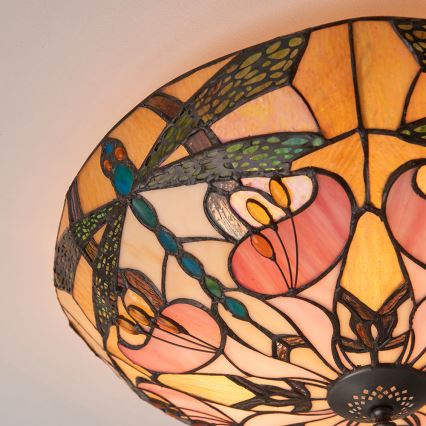 Endon 63922 - Lubinis šviestuvas ASHTON 2xE27/60W/230V diametras 45 cm