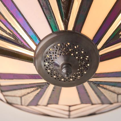 Endon 63935 - lubinis šviestuvas Tiffany ASTORIA 2xE27/60W/230V Ø 48 cm