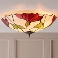 Endon 63960 - Lubinis šviestuvas Tiffany BOTANICA 2xE27/60W/230V, skersmuo 45 cm