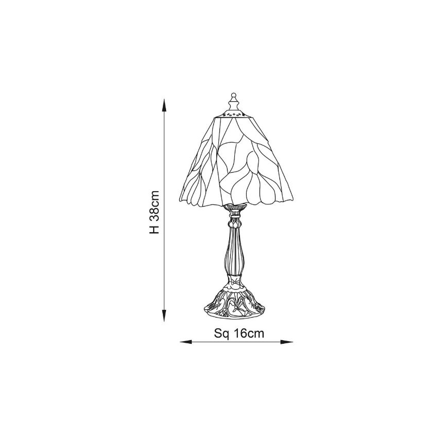 Endon 63963 - Stalinis šviestuvas BOTANICA 1xE14/40W/230V diametras 16 cm