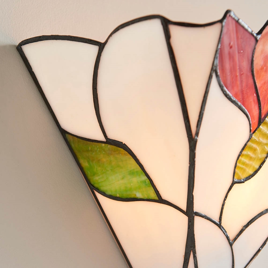 Endon 63964 - Sieninis šviestuvas Tiffany BOTANICA 1xE14/40W/230V