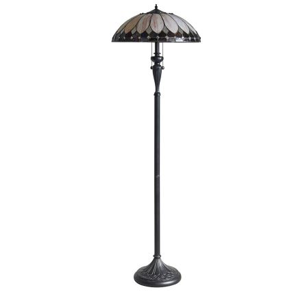 Endon 63972 - Grindinė Tiffany lempa BROOKLYN 2xE27/60W/230V Ø 50 cm